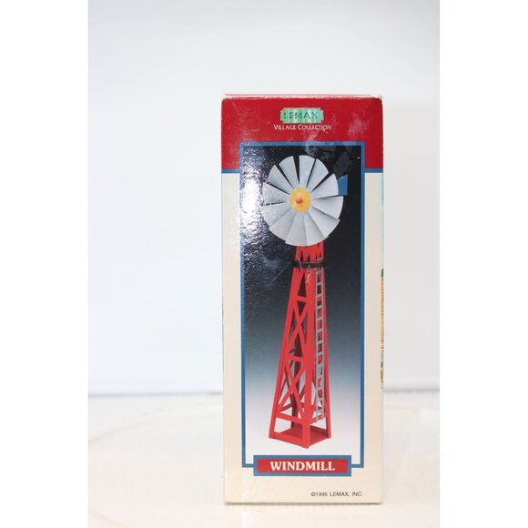 Lemax Village Accessory - Red Windmill, metal - Picture 5 of 5